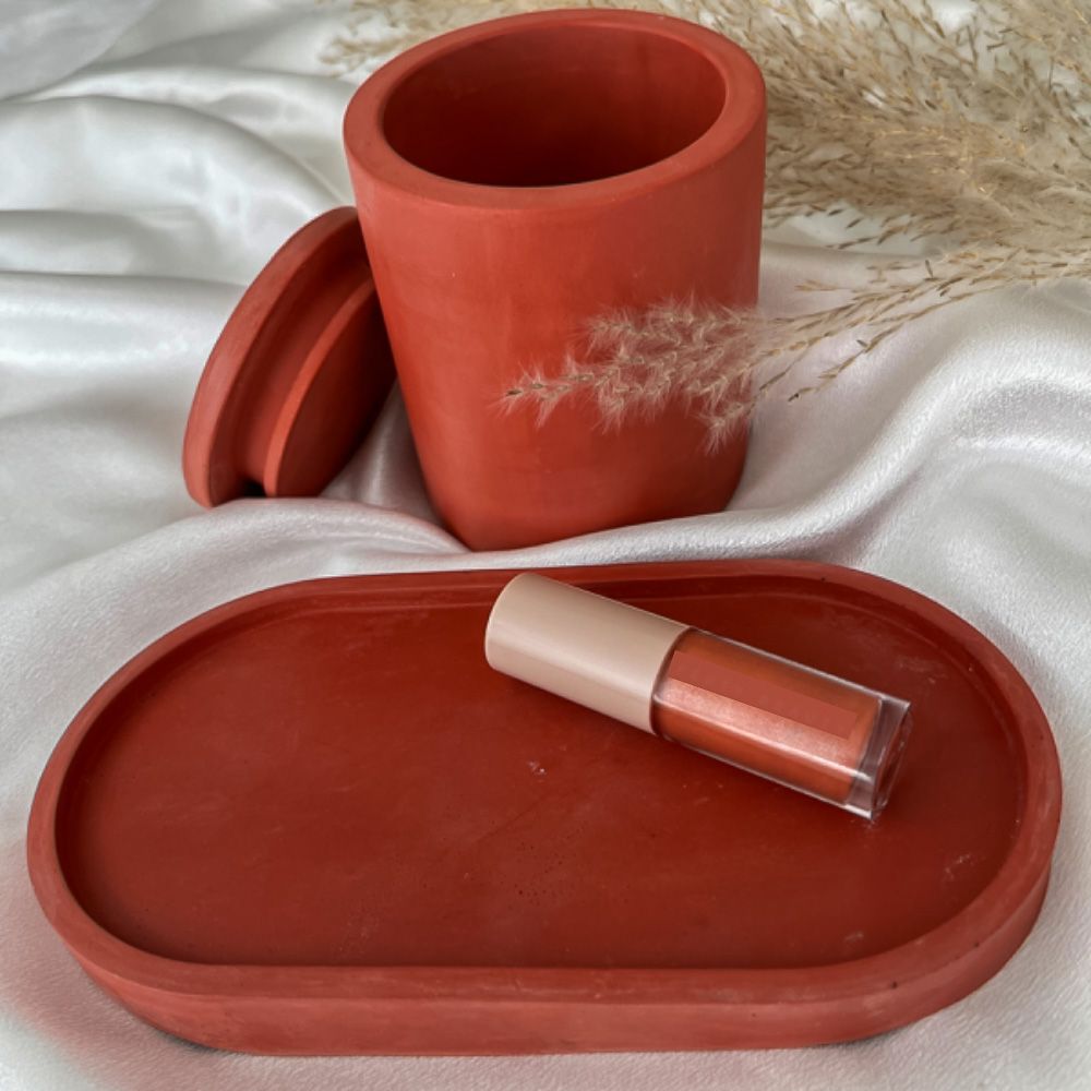 Ensembles Marrakech pot & plateau ovale vide poche.